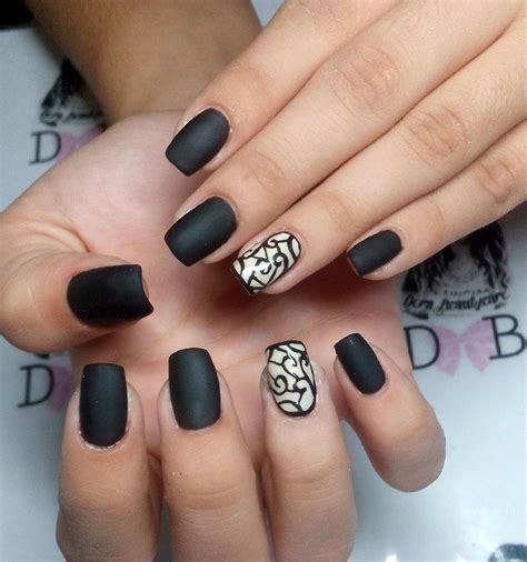 nail designs with black|easy black nail art designs.